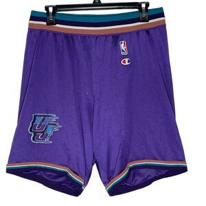 Vintage 1990s Champion NBA Utah Jazz Basketball Shorts L (36-38)